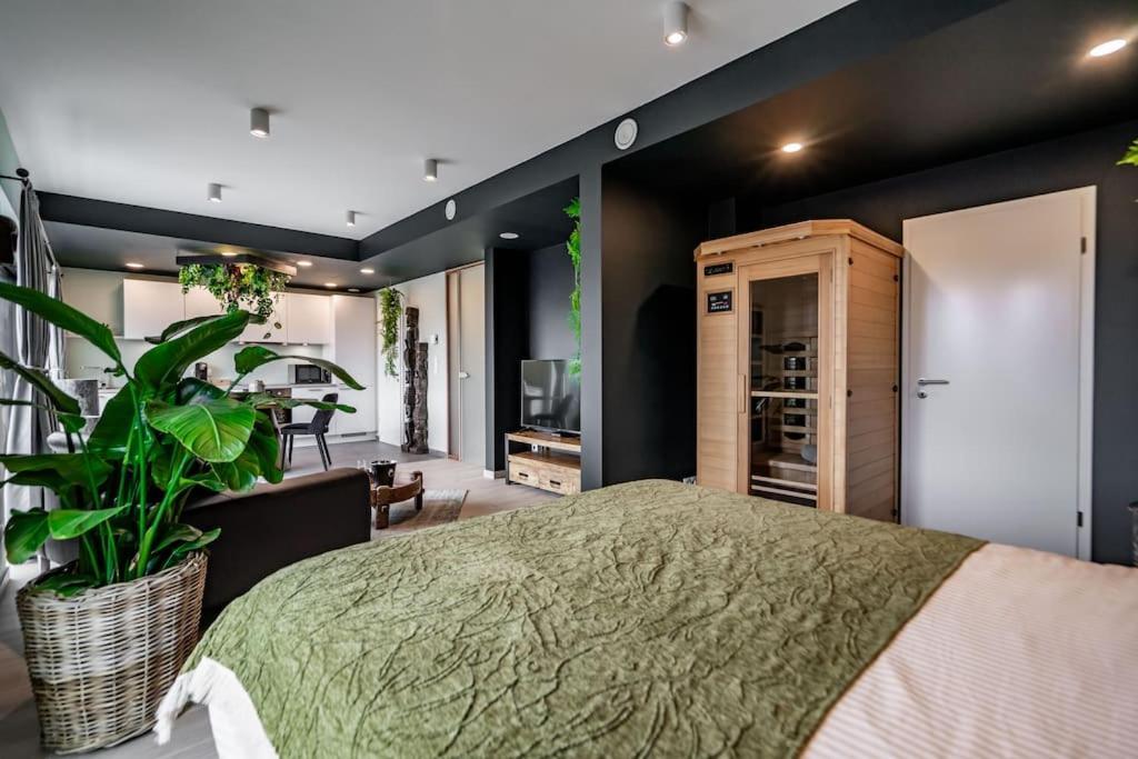 La Suite Ara, Avec Sauna Liege Bagian luar foto
